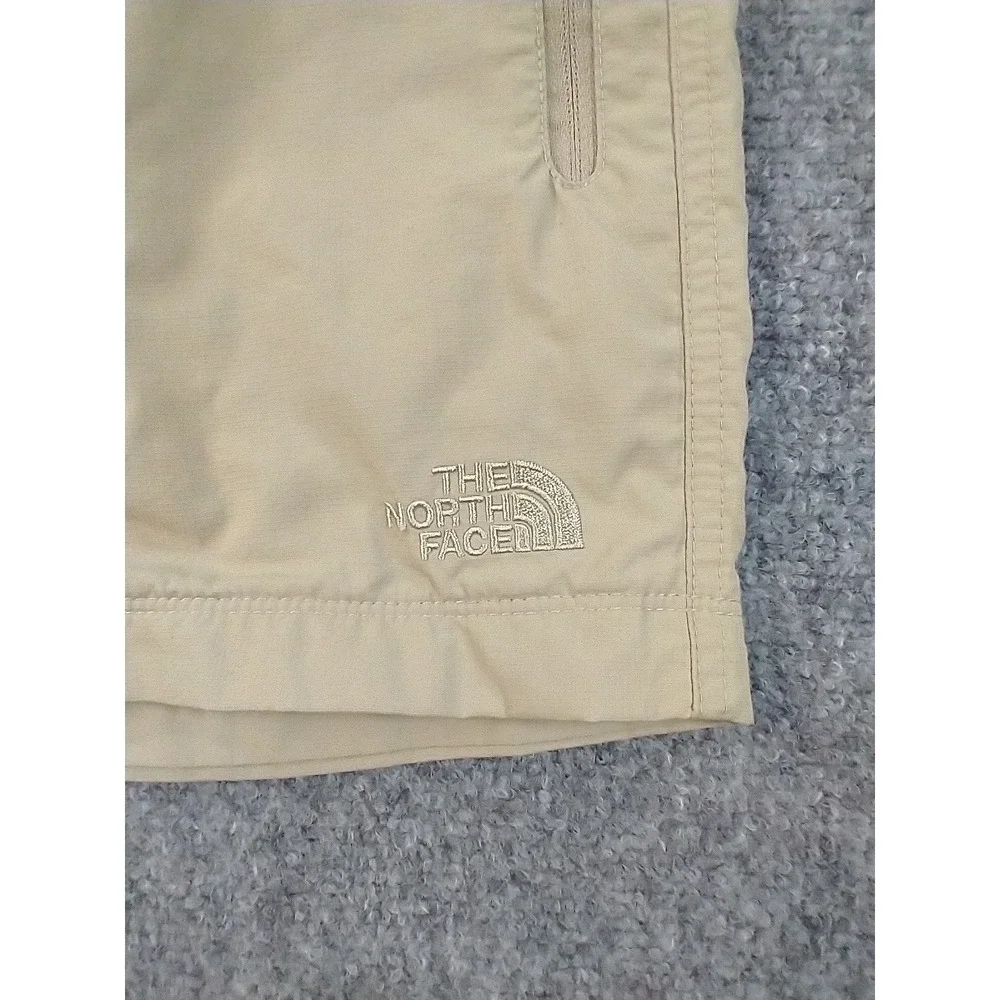 The North Face Mens Horizon Cargo Shorts Tan Khaki Nylon Hiking Outdoor Size 36